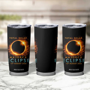 Total Solar Eclipse Tumbler Cup 12th August 2026 Majorca Totality TS10 Print Your Wear