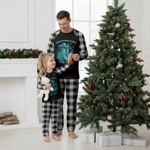 Give Ovarian Cancer The Boot Plaid Pajama Set Cowgirl Cancer Awareness Teal Ribbon TS10 White Plaid Print Your Wear