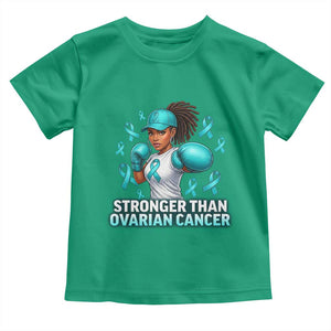Black Women Fight Ovarian Cancer Awareness Toddler T Shirt African American Teal Ribbon Support TS10 Irish Green Print Your Wear