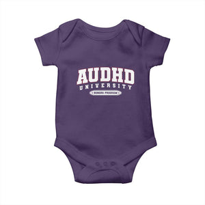 AUDHD Baby Onesie Neurodivergent ADHD Autism Awareness Neurotypical Gift TS10 Purple Print Your Wear