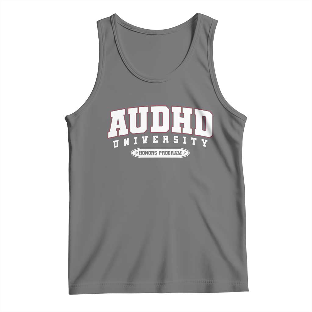 AUDHD Tank Top Neurodivergent ADHD Autism Awareness Neurotypical Gift TS10 Black Heather Print Your Wear