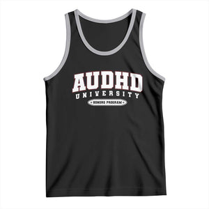 AUDHD Tank Top Neurodivergent ADHD Autism Awareness Neurotypical Gift TS10 Black Athletic Heather Print Your Wear