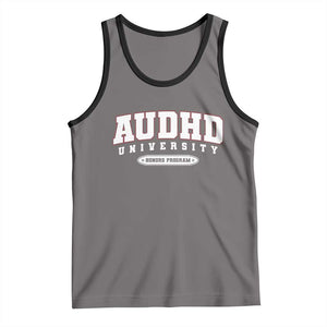 AUDHD Tank Top Neurodivergent ADHD Autism Awareness Neurotypical Gift TS10 Deep Heather Black Print Your Wear