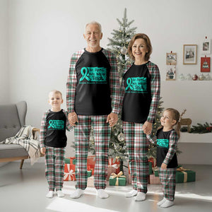 Sexual Assault Awareness Plaid Pajama Set In April We Wear Teal TS10 Christmas Plaid Print Your Wear