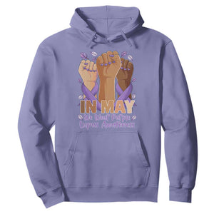 In May We Wear Purple Lupus Awareness Hoodie Purple Ribbon TS10 Violet Print Your Wear