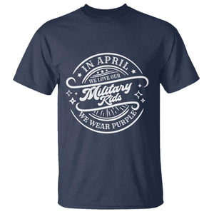 Purple Up For Military Kids T Shirt Military Children Month TS10 Navy Print Your Wear