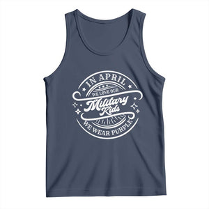 Purple Up For Military Kids Tank Top Military Children Month TS10 Navy Print Your Wear