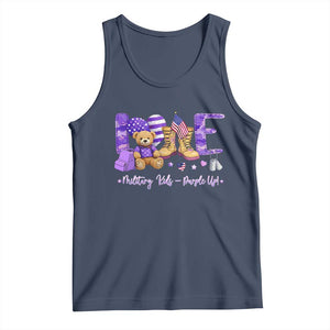 Purple Up Military Kids Tank Top Month Of Military Child Army TS10 Navy Print Your Wear