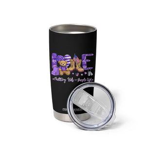Purple Up Military Kids Tumbler Cup Month Of Military Child Army TS10 Print Your Wear