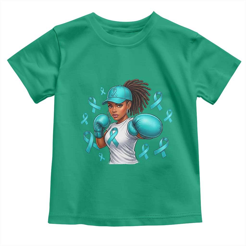 Black Women Fight Sexual Assault Awareness Toddler T Shirt African American Teal Ribbon Support TS10 Irish Green Print Your Wear