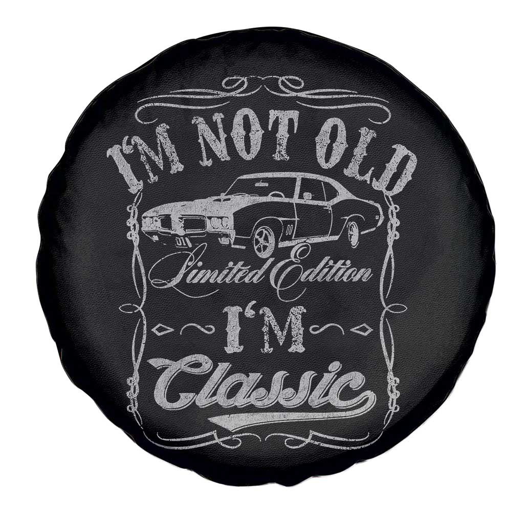 Funny Classic Car Guy Spare Tire Cover Vintage I'm Not Old I'm Classic TS10 Print Your Wear