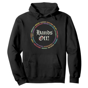 Hands Off Hoodie Human Rights Social Security And Medicare Protest TS10 Black Print Your Wear