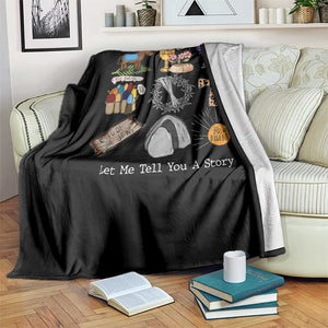 Easter Story Throw Blanket He is Risen Let Me Tell You A Story Christian TS10 Print Your Wear