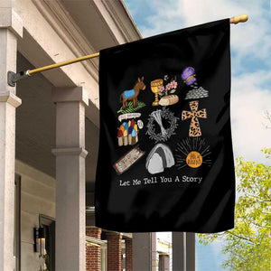 Easter Story Garden Flag He is Risen Let Me Tell You A Story Christian TS10 Print Your Wear