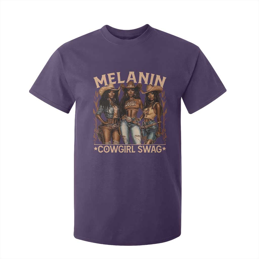 Melanin Cowgirls T Shirt For Kid Black History Month African Melanin Pride TS10 Purple Print Your Wear