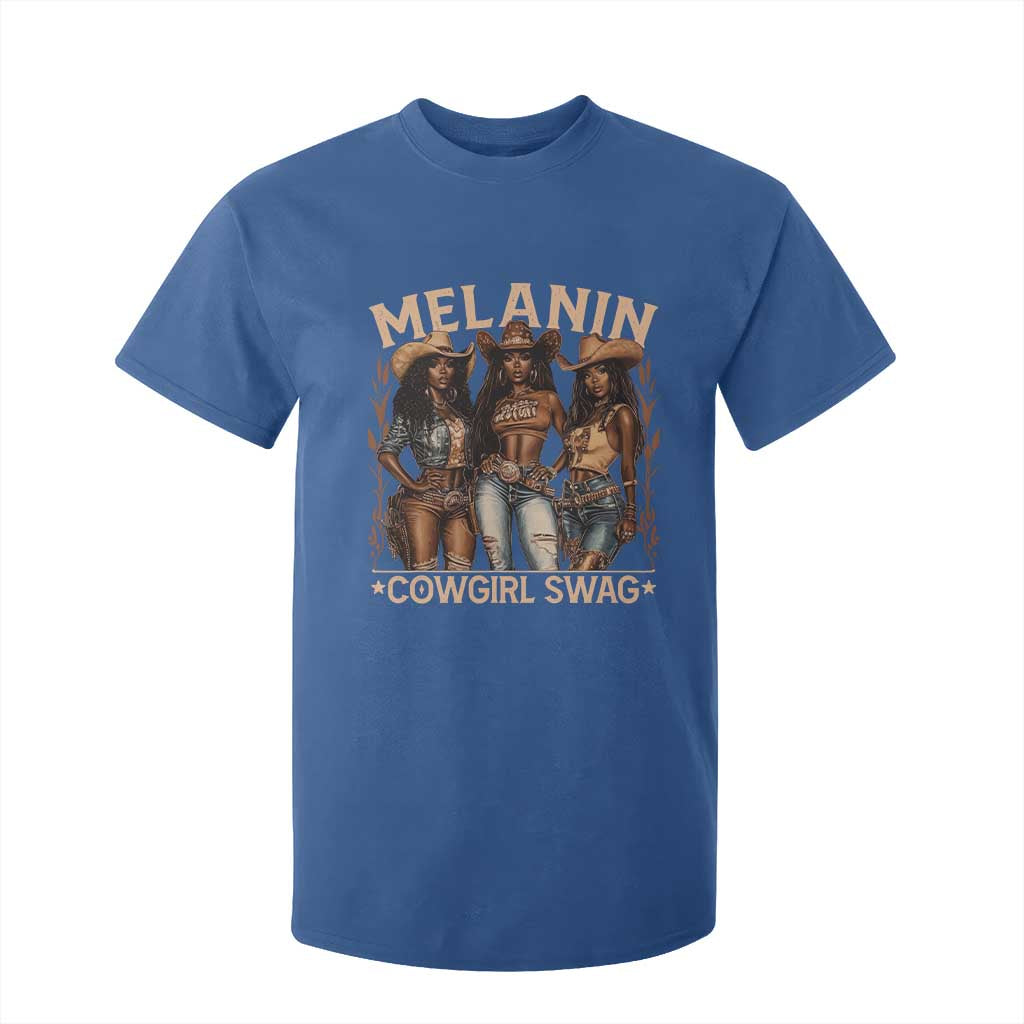 Melanin Cowgirls T Shirt For Kid Black History Month African Melanin Pride TS10 Royal Blue Print Your Wear