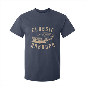 Funny Grandpa Classic Car Graphic T Shirt For Kid TS10 Navy Print Your Wear