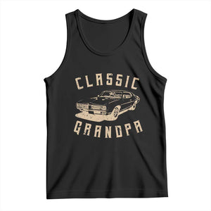 Funny Grandpa Classic Car Graphic Tank Top TS10 Black Print Your Wear