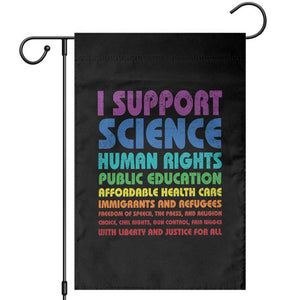 I Support Progressive Liberal Democratic Causes Protest Garden Flag TS10 Black Print Your Wear