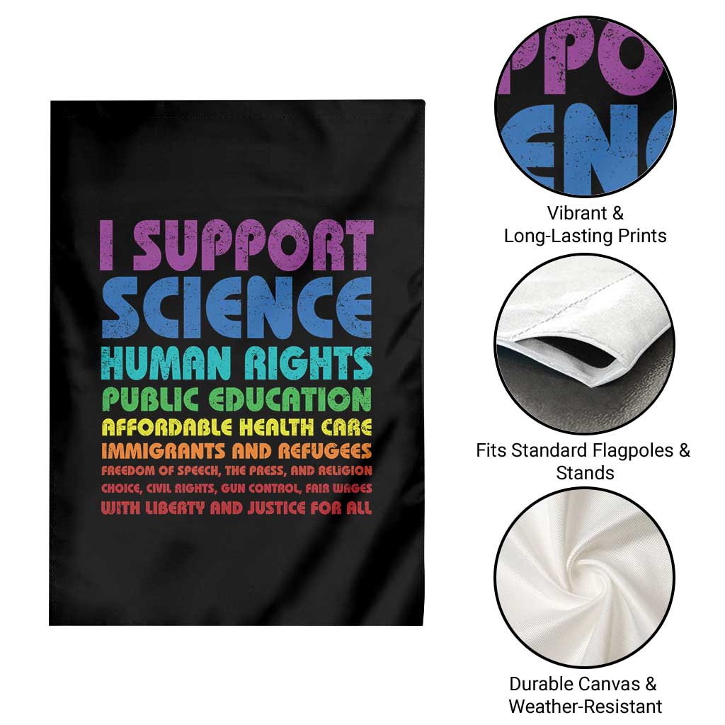 I Support Progressive Liberal Democratic Causes Protest Garden Flag TS10 Print Your Wear