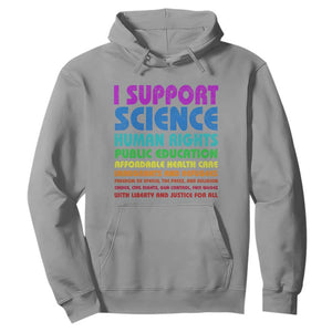 I Support Progressive Liberal Democratic Causes Protest Hoodie TS10 Sport Gray Print Your Wear