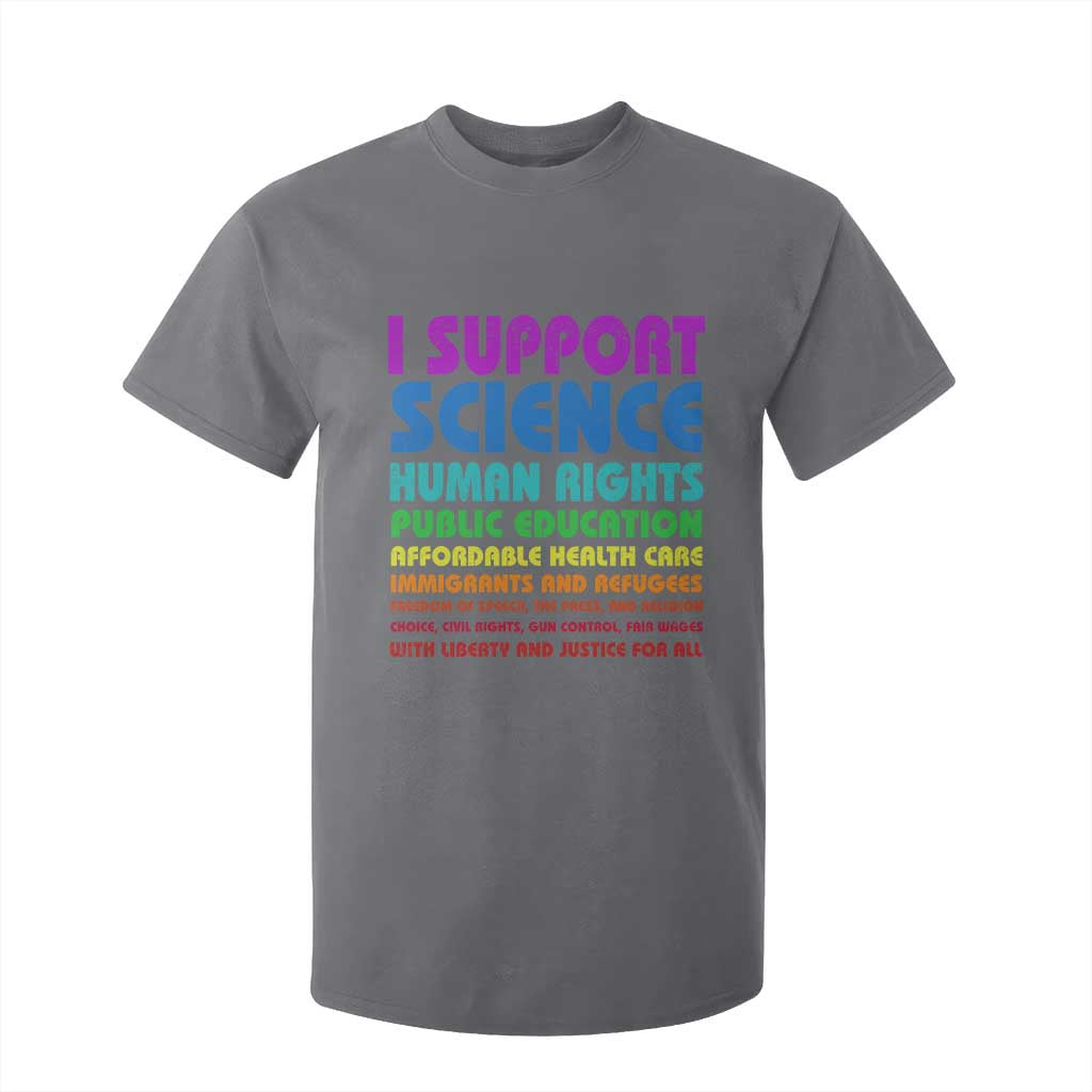 I Support Progressive Liberal Democratic Causes Protest T Shirt For Kid TS10 Charcoal Print Your Wear