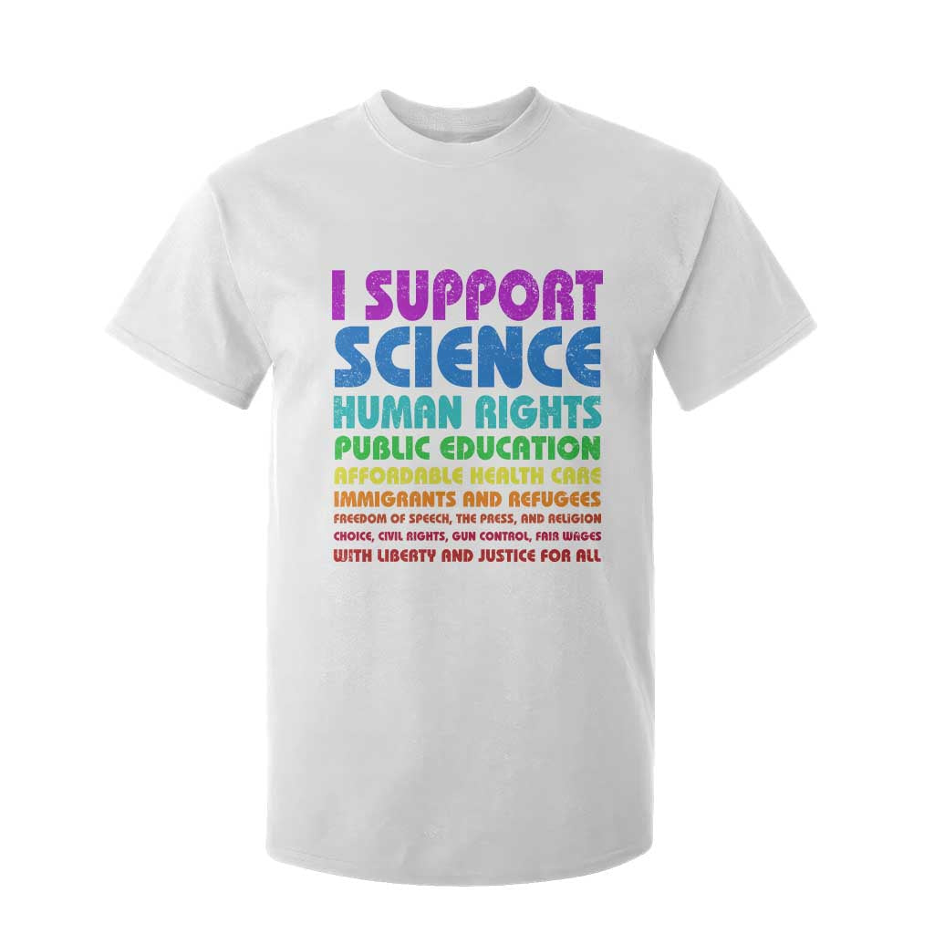 I Support Progressive Liberal Democratic Causes Protest T Shirt For Kid TS10 White Print Your Wear