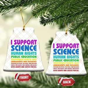 I Support Progressive Liberal Democratic Causes Protest Ceramic Ornament TS10 Print Your Wear
