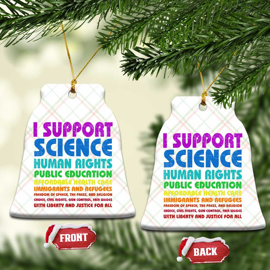 I Support Progressive Liberal Democratic Causes Protest Ceramic Ornament TS10 Print Your Wear