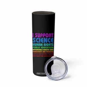 I Support Progressive Liberal Democratic Causes Protest Skinny Tumbler TS10 Print Your Wear