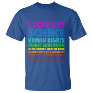 I Support Progressive Liberal Democratic Causes Protest T Shirt TS10 Royal Blue Print Your Wear