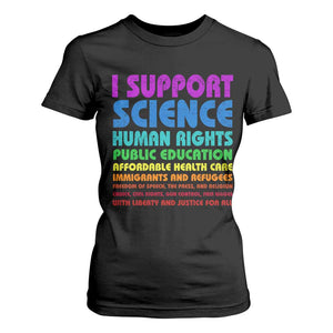 I Support Progressive Liberal Democratic Causes Protest T Shirt For Women TS10 Black Print Your Wear