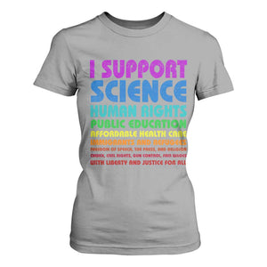 I Support Progressive Liberal Democratic Causes Protest T Shirt For Women TS10 Sport Gray Print Your Wear