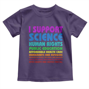 I Support Progressive Liberal Democratic Causes Protest Toddler T Shirt TS10 Purple Print Your Wear