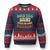 Funny Retirement Does This Make Me Look Retired Ugly Christmas Sweater Groovy Retirement TS10 Navy Red Print Your Wear