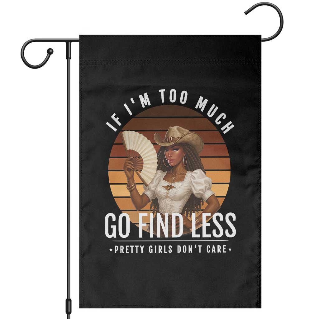 Black History African Melanin Cowgirl Garden Flag Country Girls African American Western Tribute TS10 Black Print Your Wear