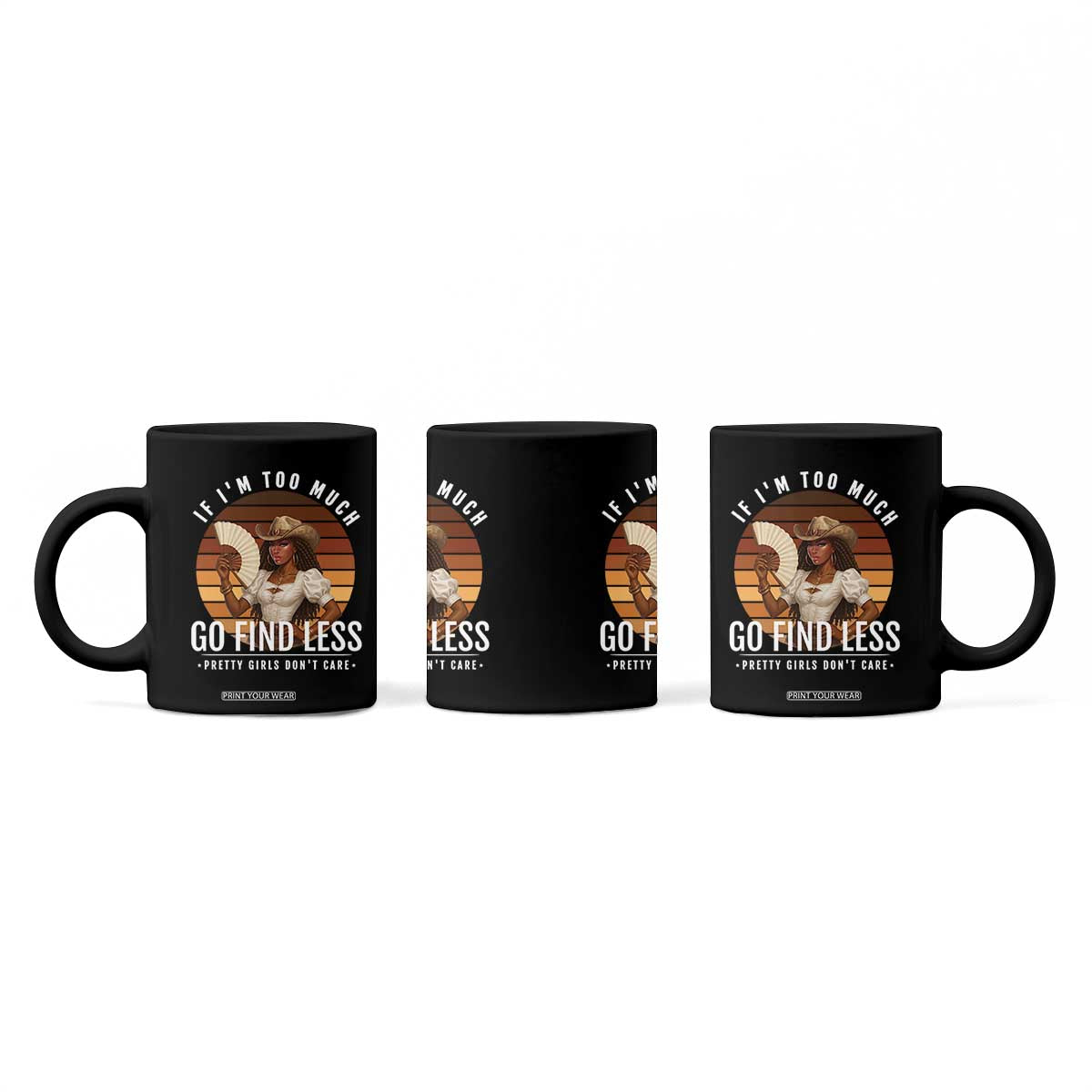 Black History African Melanin Cowgirl Coffee Mug Country Girls African American Western Tribute TS10 Print Your Wear