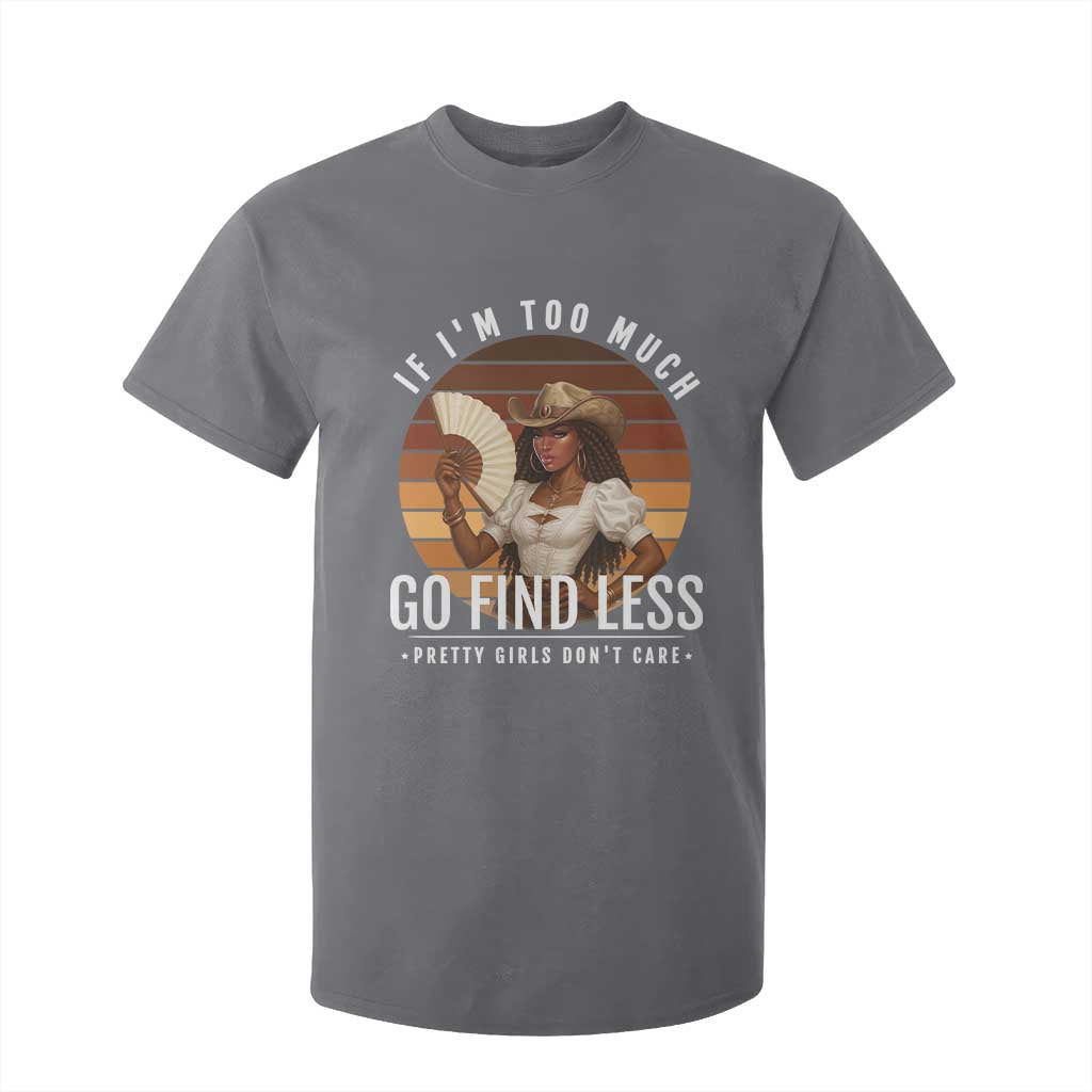 Black History African Melanin Cowgirl T Shirt For Kid Country Girls African American Western Tribute TS10 Charcoal Print Your Wear