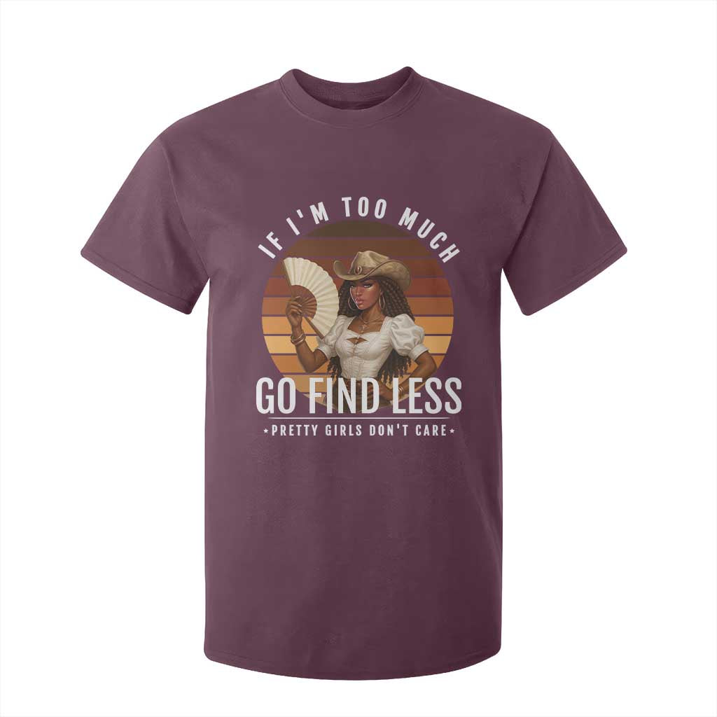 Black History African Melanin Cowgirl T Shirt For Kid Country Girls African American Western Tribute TS10 Maroon Print Your Wear