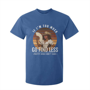 Black History African Melanin Cowgirl T Shirt For Kid Country Girls African American Western Tribute TS10 Royal Blue Print Your Wear