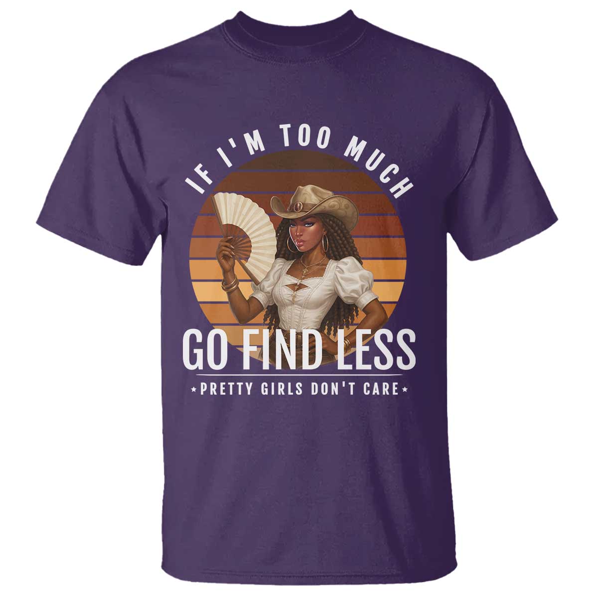 Black History African Melanin Cowgirl T Shirt Country Girls African American Western Tribute TS10 Purple Print Your Wear