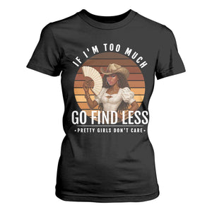 Black History African Melanin Cowgirl T Shirt For Women Country Girls African American Western Tribute TS10 Black Print Your Wear