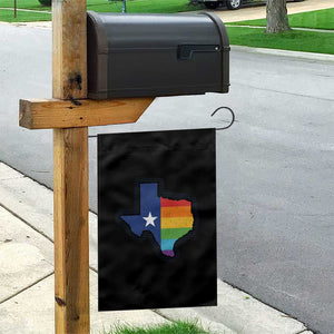 LGBTQ Texas State Flag Garden Flag TS10 Print Your Wear