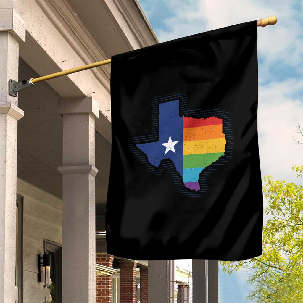 LGBTQ Texas State Flag Garden Flag TS10 Print Your Wear