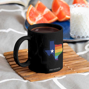 LGBTQ Texas State Flag Coffee Mug TS10 Print Your Wear