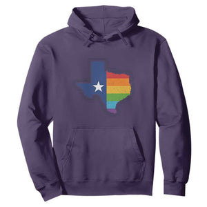 LGBTQ Texas State Flag Hoodie TS10 Purple Print Your Wear