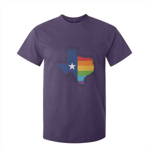 LGBTQ Texas State Flag T Shirt For Kid TS10 Purple Print Your Wear