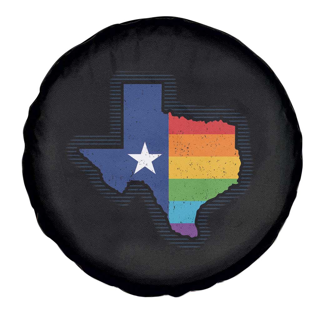 LGBTQ Texas State Flag Spare Tire Cover TS10 Print Your Wear