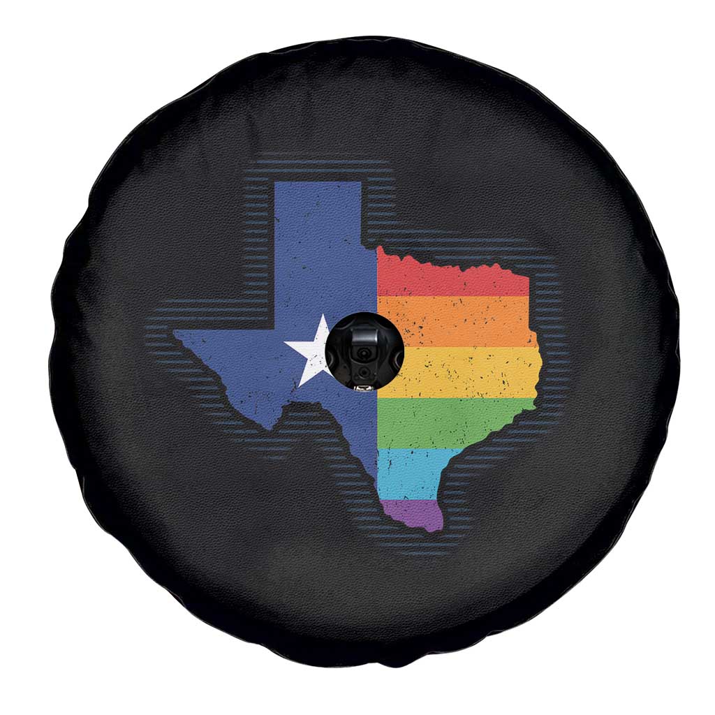 LGBTQ Texas State Flag Spare Tire Cover TS10 Print Your Wear