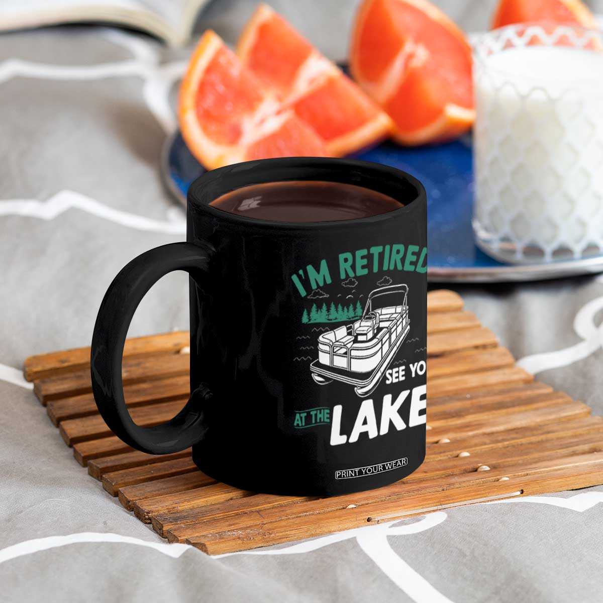 Im Retired See You At The Lake Coffee Mug Funny Retirement Gifts Lake Lover Gifts TS10 Print Your Wear